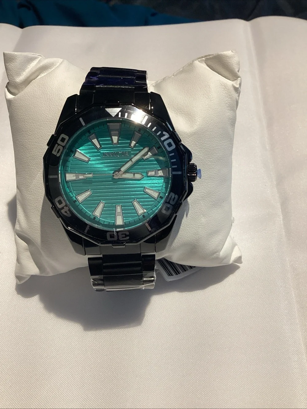 Invicta Men's Black Bracelet Watch with Teal Dial